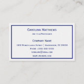 Gold Mandala Visitenkarte (Rückseite)