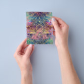 Gold Mandala Watercolor Farbennebel Flyer (Gruppe)