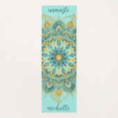 Gold Mandala Yoga Mat Yogamatte (Vorderseite)