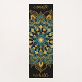 Gold Mandala Yoga-Matte Yogamatte (Vorderseite)