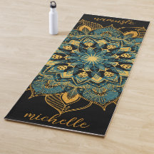 Gold Mandala Yoga-Matte