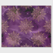 Gold Mandalas auf Lila Sky Geschenkpapier (Flach)