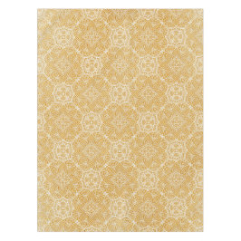 Gold-Mandalas verschiedener geometrischer Circle-D Tischdecke