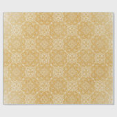 Gold-Mandalas verschiedener geometrischer Circle-W Geschenkpapier (Flach)