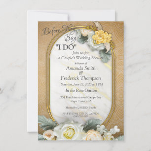 Gold-Mandalas verschiedener geometrischer Kreise Einladung