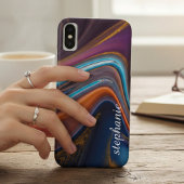 Gold Marble Agate Monogram Case-Mate iPhone Hülle