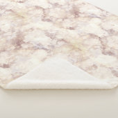 Gold Marble Muster Sherpa Blanket Sherpadecke (3/4)