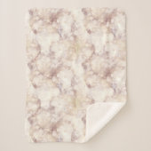 Gold Marble Muster Sherpa Blanket Sherpadecke (Vorderseite)