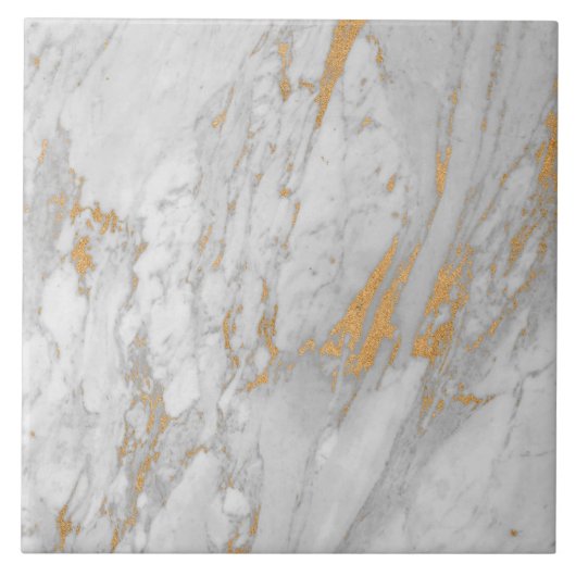 Gold Marble Pattern Fliese (Vorderseite)