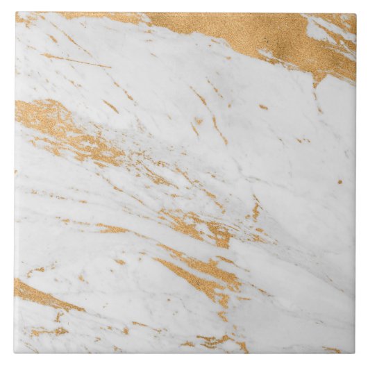 Gold Marble Pattern Fliese (Vorderseite)