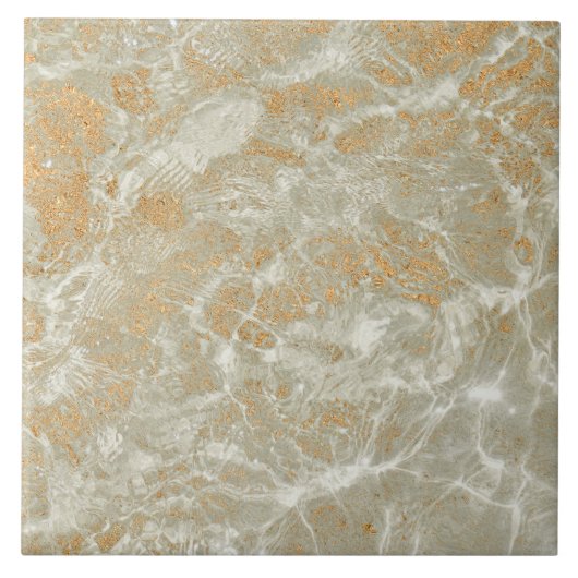 Gold Marble Pattern Fliese (Vorderseite)