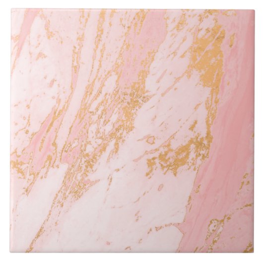 Gold Marble Pattern Fliese (Vorderseite)