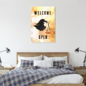 Gold Marble Salon Welcome Open Leinwanddruck (Insitu (Schlafzimmer))