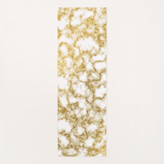 Gold Marble Yogamatte (Vorderseite)