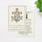 Gold Marian Cross Jungfrau Mary Beerdigung Gebetsk (Schreibtisch)