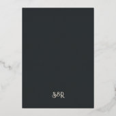 Gold Marigold Indian Wedding Einladung (Rückseite)