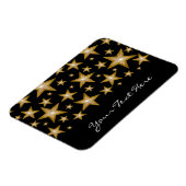 "Gold" markiert den flexiblen Magneten "Dein Text" Magnet (Linke Seite)