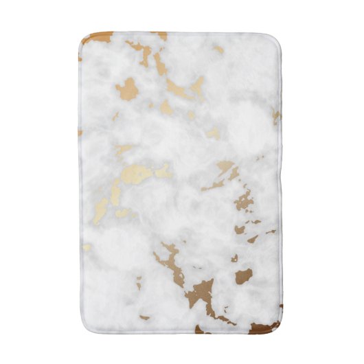 Gold-Marmor-Design Badematte (Vorderseite Vertikal)