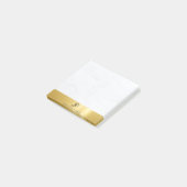 Gold-Marmor Elegantes modernes Minimalistisches Te Post-it Klebezettel (angewinkelt)
