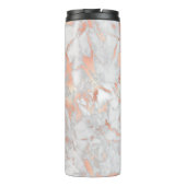 Gold-Marmor, Name & Monogramm, Vs 2 Thermosbecher (Rückseite)