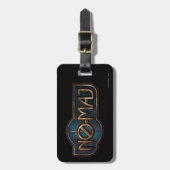 Gold & Marmor NO-MAJ™-Abzeichen Gepäckanhänger (Vorderseite vertikal)