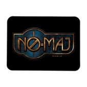 Gold & Marmor NO-MAJ™-Abzeichen Magnet (Horizontal)