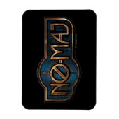 Gold & Marmor NO-MAJ™-Abzeichen Magnet (Vertikal)