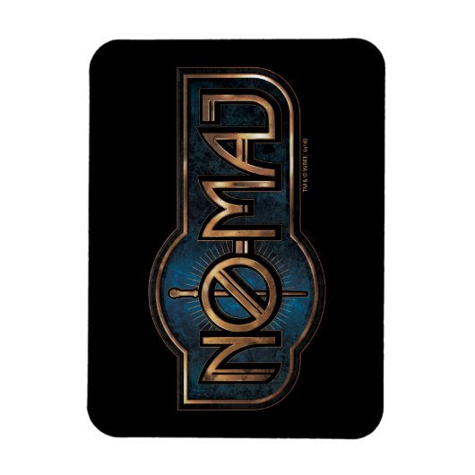 Gold & Marmor NO-MAJ™-Abzeichen Magnet (Vertikal)