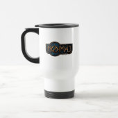 Gold & Marmor NO-MAJ™-Abzeichen Reisebecher (Links)