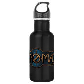 Gold & Marmor NO-MAJ™-Abzeichen Trinkflasche (Vorderseite)