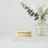 Gold | Marmorgestein Visitenkarte (Stehend Vorderseite)