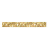 Gold marokkanisches Quatrefolienmuster Satinband (Vorderseite)