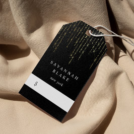 Gold Marquee Price Tags Geschenkanhänger