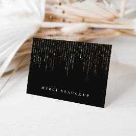 Gold Marquee Vielen Dank