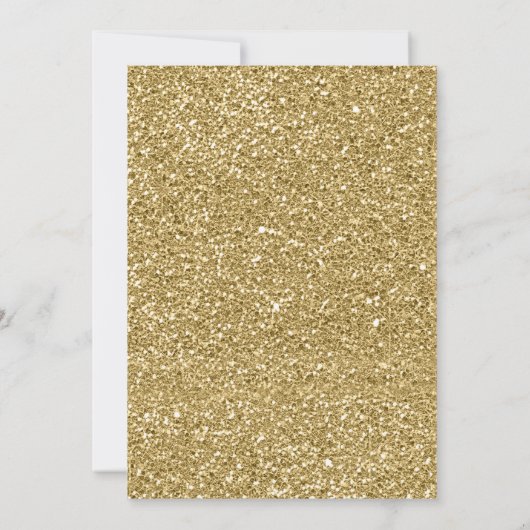 Gold Mason Jar Bridal Dusche Einladung (Rückseite)