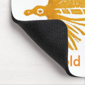 "Gold Matuka" Classic Trout Fly Mousepad (Ecke)