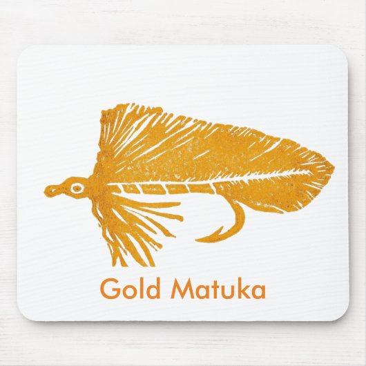 "Gold Matuka" Classic Trout Fly Mousepad (Vorne)