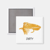 "Gold Matuka" Dish Washer Status Magnet (Vorderseite/Rückseite)