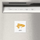 "Gold Matuka" Dish Washer Status Magnet (In Situ (Geschirrspüler))