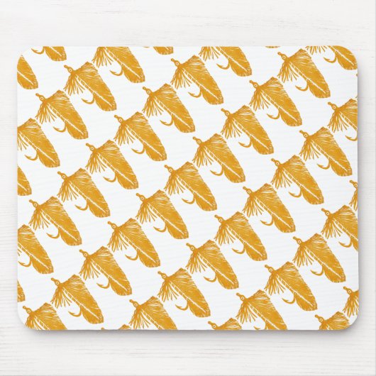"Gold Matuka - gekocht" Classic Trout Fly Mousepad (Vorne)