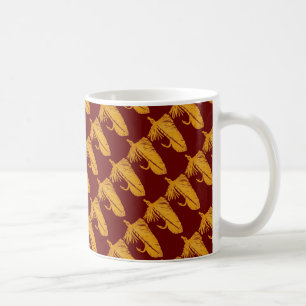 "Gold Matuka on Red" geteerte Trout Fly Tasse