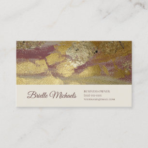 Gold-Mauve-Abstract-Textur Visitenkarte