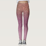 Gold Mauve Lila Funkelnd Glitzer Ombre Gradient Leggings<br><div class="desc">Dieses elegante, glamouröse und schicke Print ist perfekt für das trendige und stilvolle Girly Girl. Es verfügt über ein Imitat gedruckt funkelnd dunkelgoldene Glitzer in Mauve lila in pastellfarbenen lila dreifachen Farbverlauf ombre. Es ist modern, hübsch, mädchenhaft, einzigartig und cool. ***WICHTIGE HINWEIS FÜR DESIGN: Für individuelle Designanfragen, wie z.B. passende...</div>