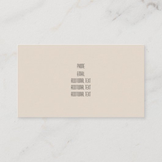 Gold Mauve Pink Marble Visitenkarte (Rückseite)