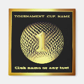 Gold Medaille 1. Platz Sieger Magnet (Vorne)