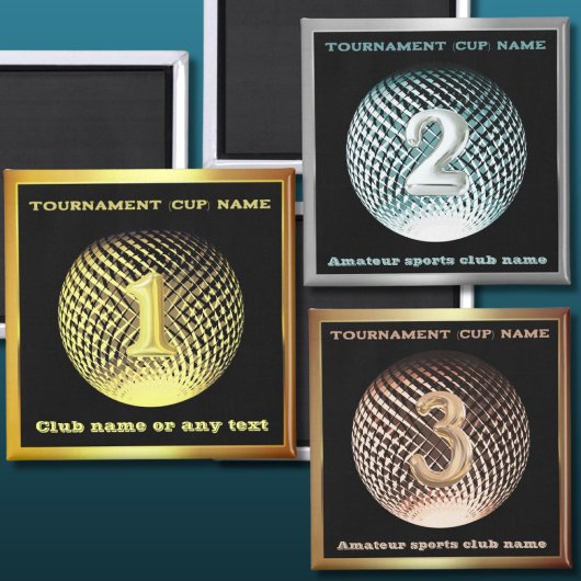 Gold Medaille 1. Platz Sieger Magnet