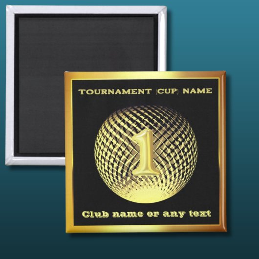 Gold Medaille 1. Platz Sieger Magnet