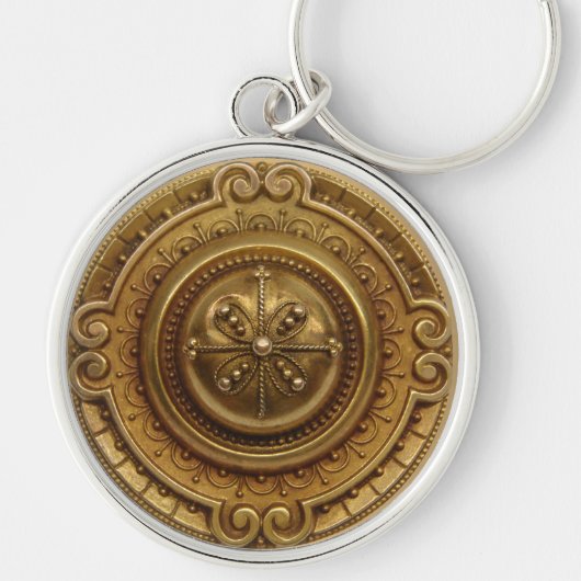 Gold Medallion Schlüsselanhänger (Vorne)