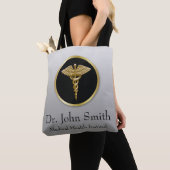 Gold Medical Caduceus - All-Over-Print Tote Bag Tasche (Von Nahem)