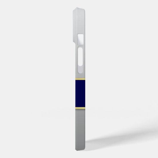 Gold Medical Caduceus Beruflich Blue Case-Mate iPhone Hülle (Rückseite / Links)